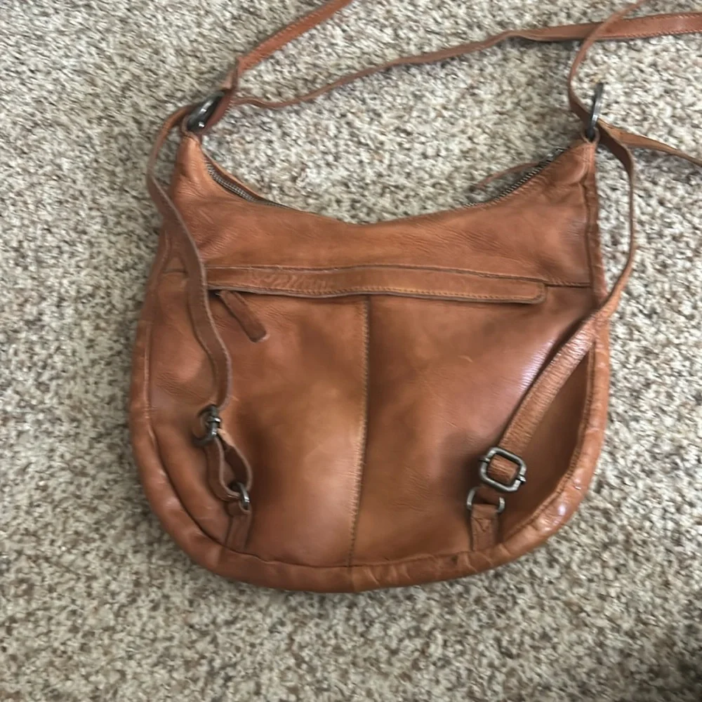 Vilenca Holland genuine leather woven purse - Picture 2 of 9